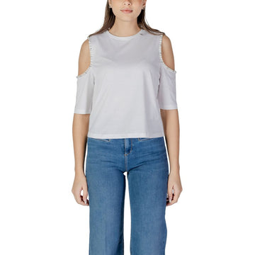 White Cotton Tops & T-Shirt
