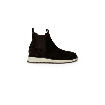 Brown Suede Leather Boot