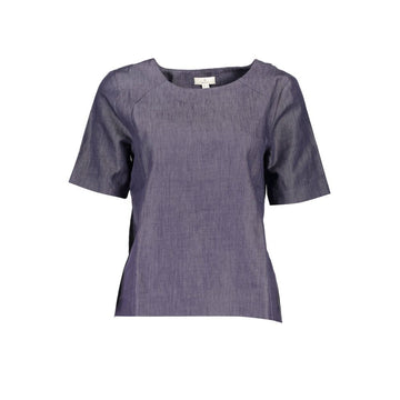 Blue Cotton Tops & T-Shirt