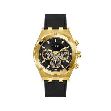 Black Leather Watch