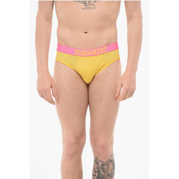 Cotton Slip With Logoed Waistband
