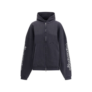 Blackletter script motif Hoodie