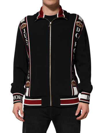 Black DG King Full Zip Sweatshirt Sweater