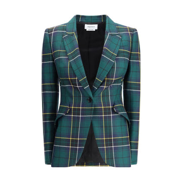 Check patterned Blazer