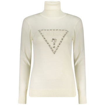 White Viscose Women Sweater