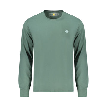 Green Cotton Men T-Shirt