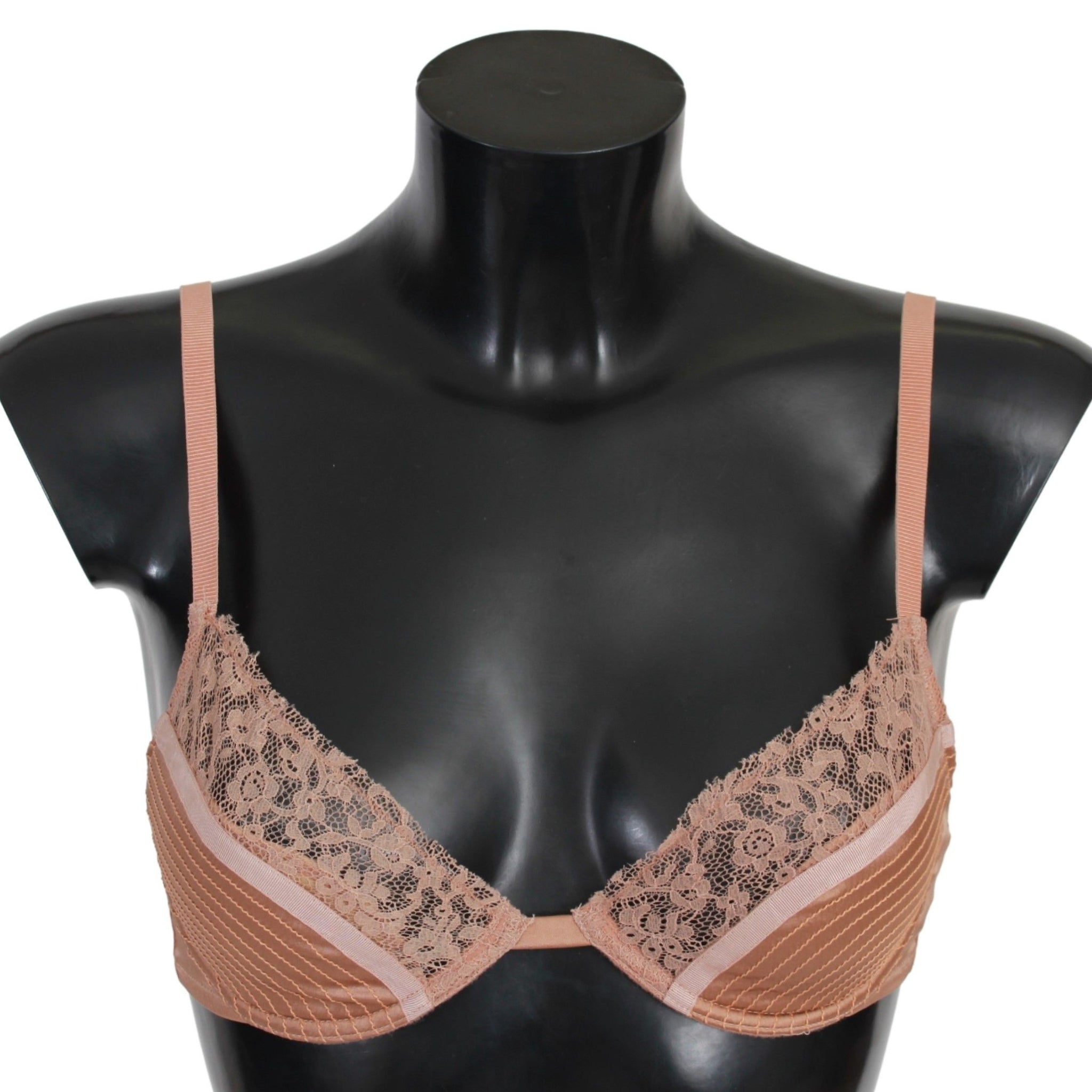 Nude Lace Push Up Silk Underwear