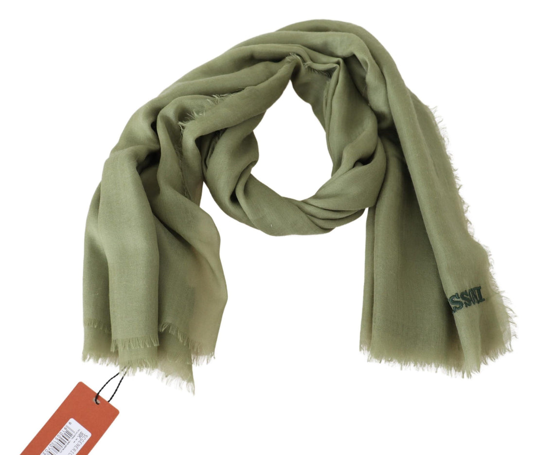 Green Cashmere Unisex Neck Wrap Scarf