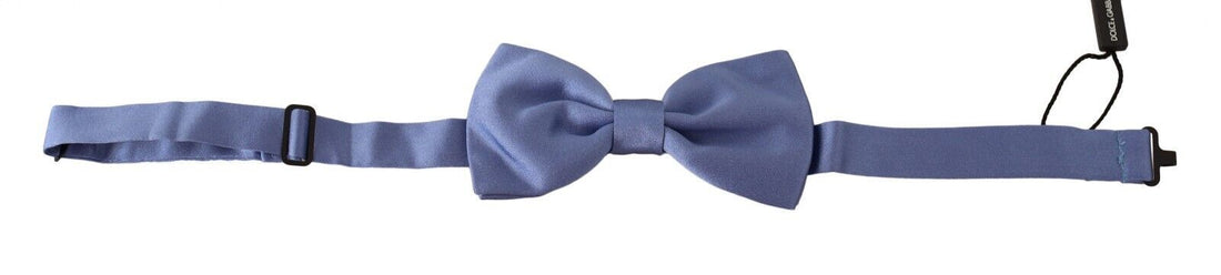 Purple 100% Silk Adjustable Neck Papillon Bow Tie