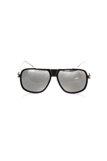 Black Metallic Fibre Men Sunglass