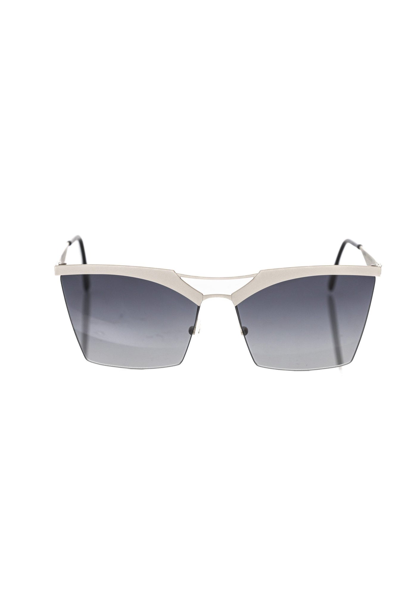 Silver Metallic Fiber Women Sunglass