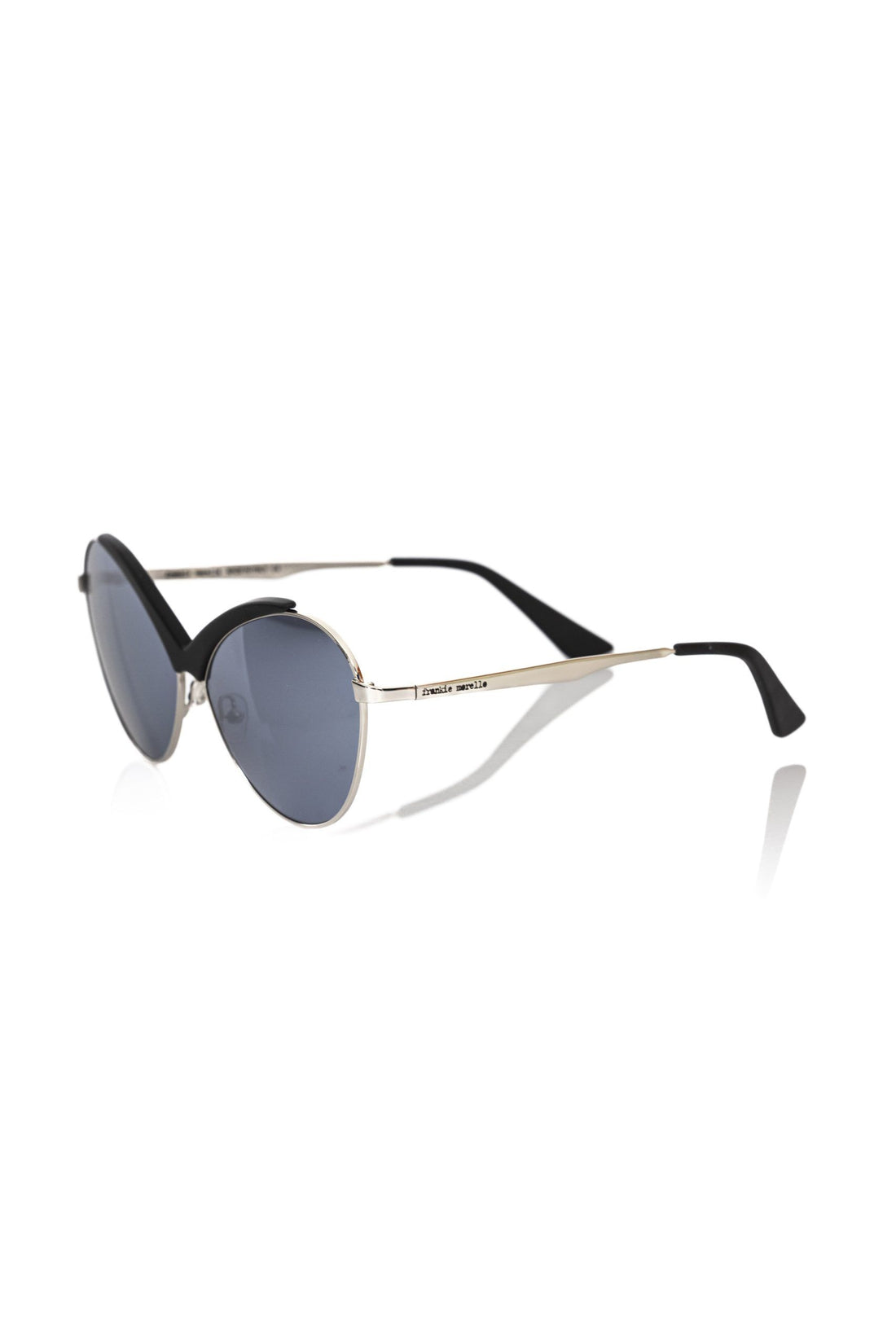 Black Metallic Fiber Women's Sunglasses