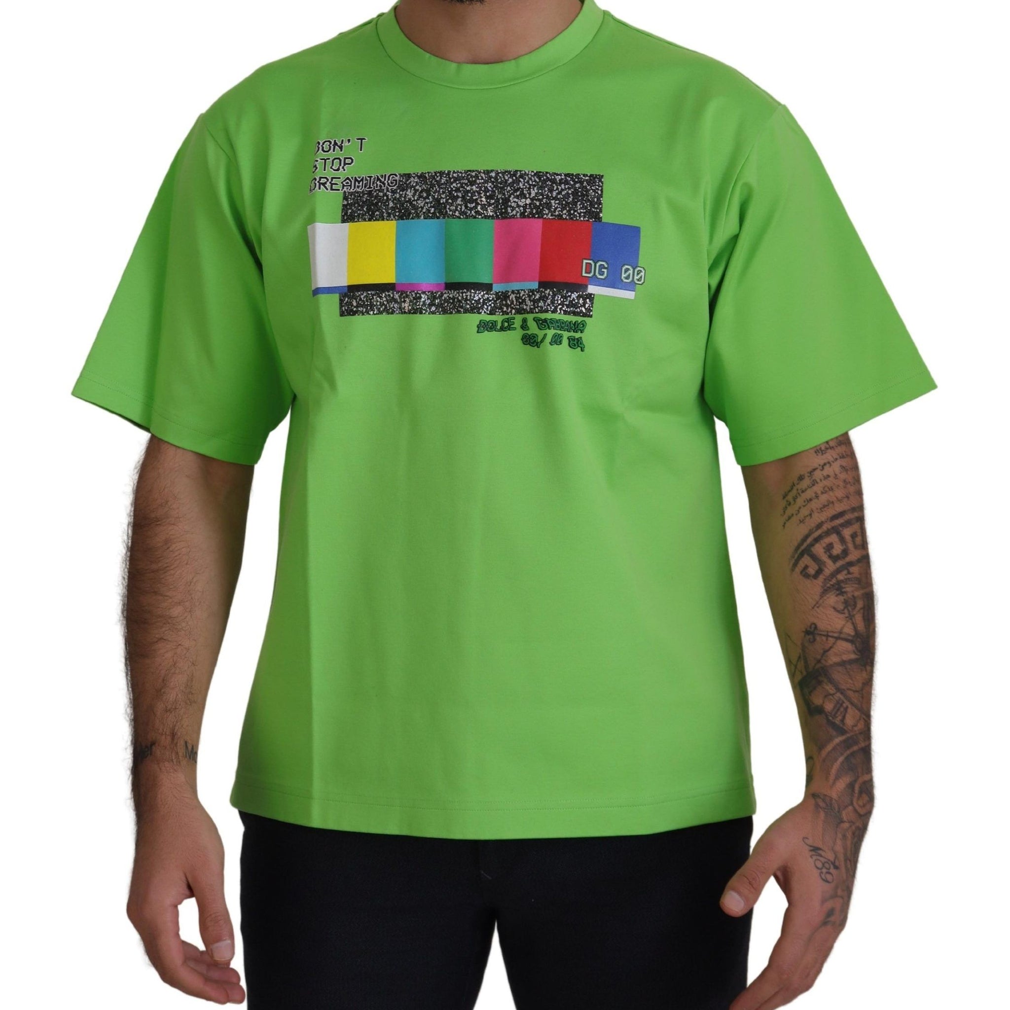 Green Cotton DG CHANNEL Top T-shirt