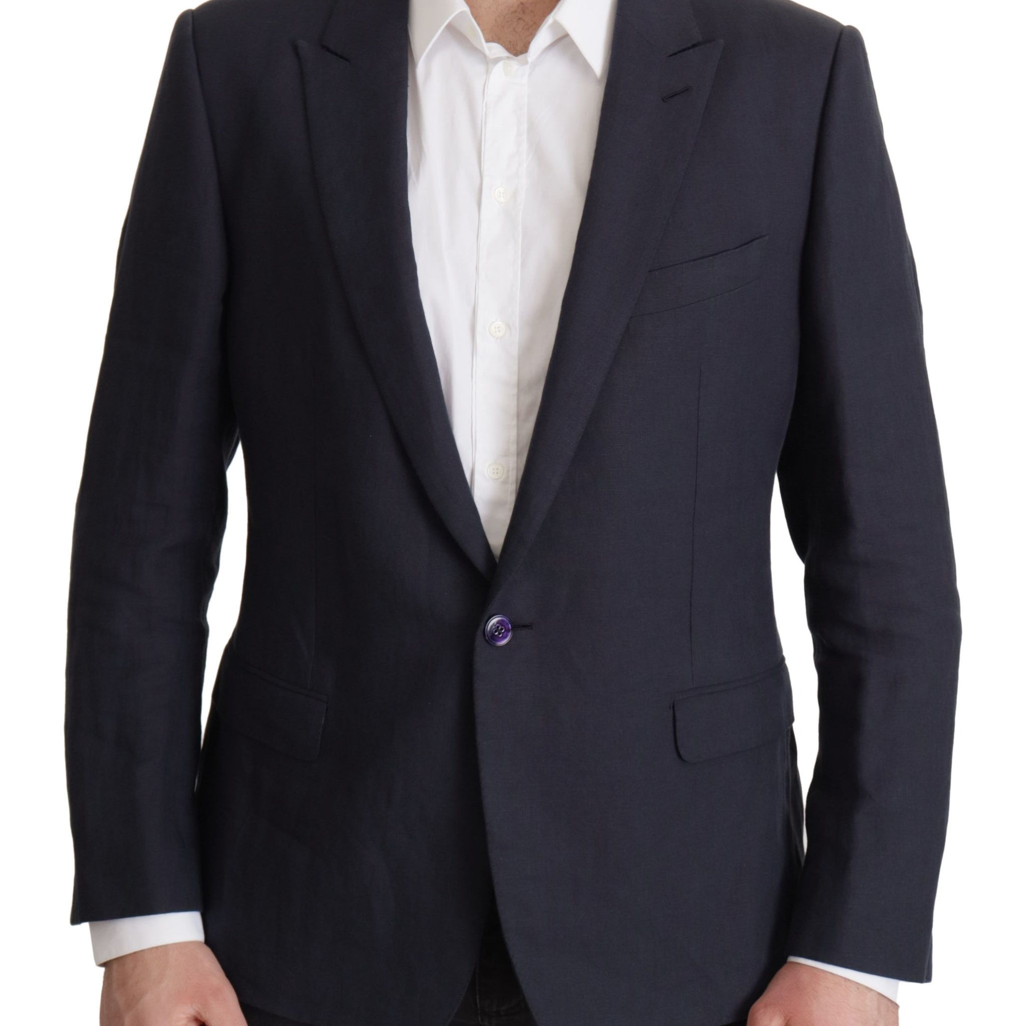 Dark Blue ALTA SARTORIA Jacket Coat Blazer