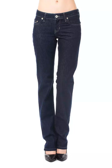 Blue Cotton Women's Jeans
