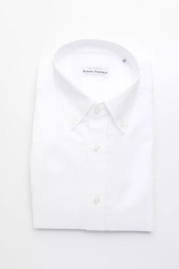 White Cotton Men's Shirt