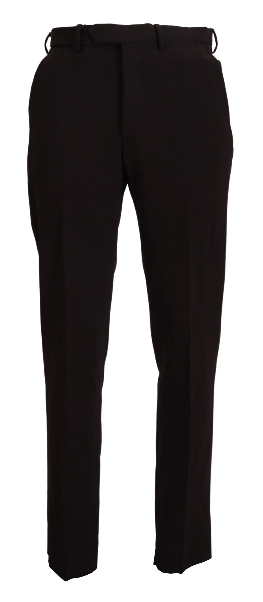 Brown Straight Fit Formal Men Pants
