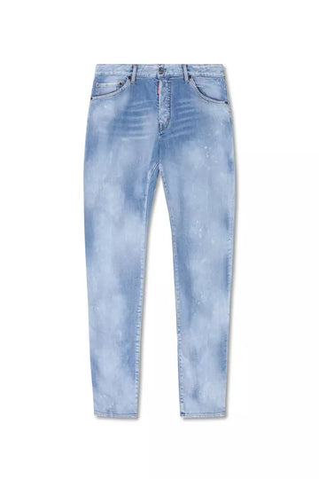 Blue Cotton Men Jeans