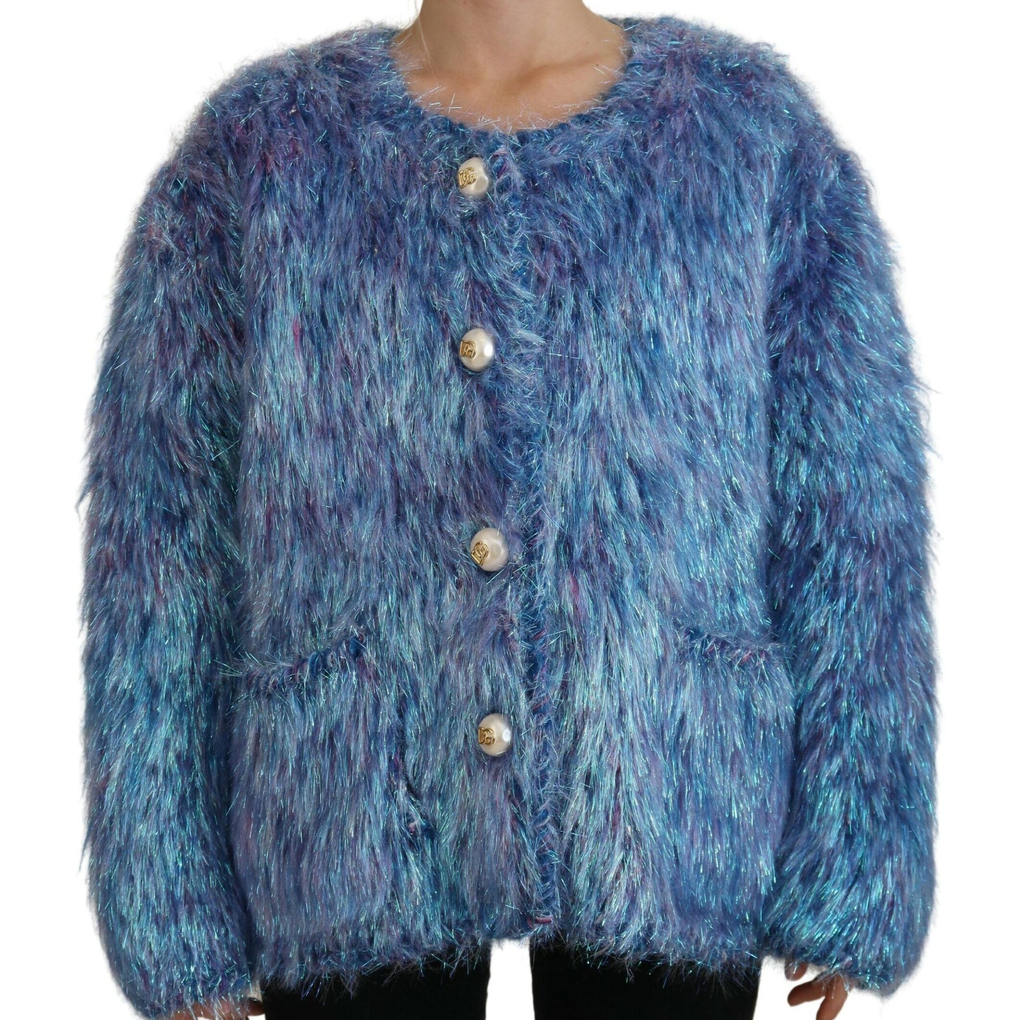 Multicolor Polyester Fringes Coat Jacket