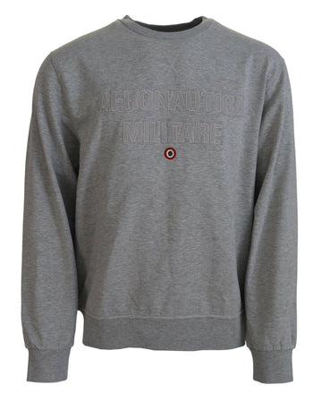 Gray Men Pullover Sweatshirt Sweater