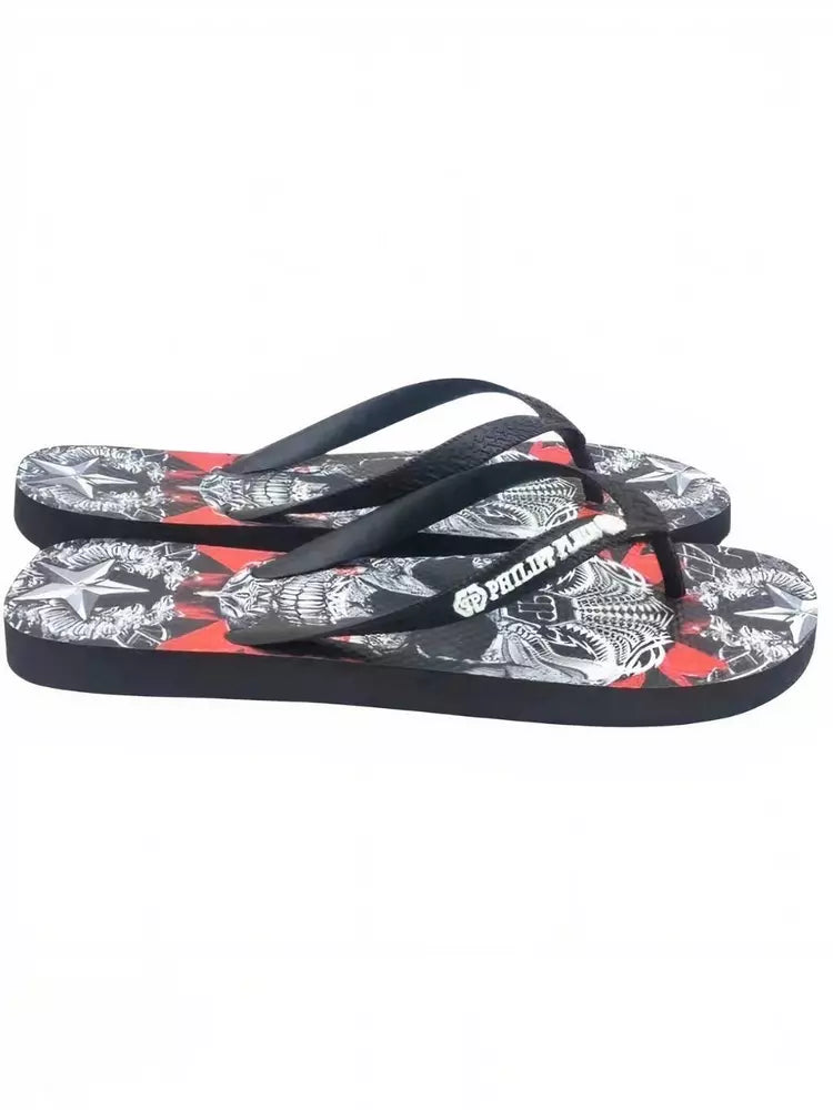 Multicolor Polyester Women Flip Flop