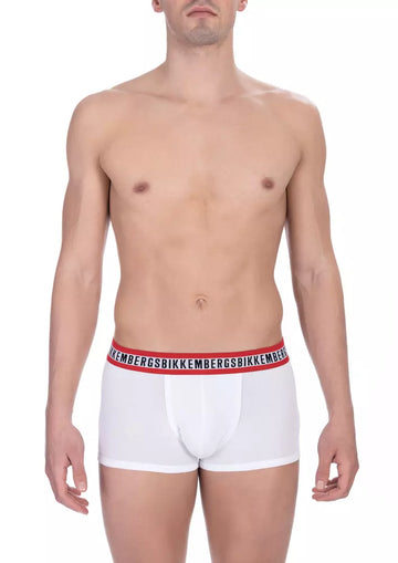 White Cotton Men's Trunk Twin Pack