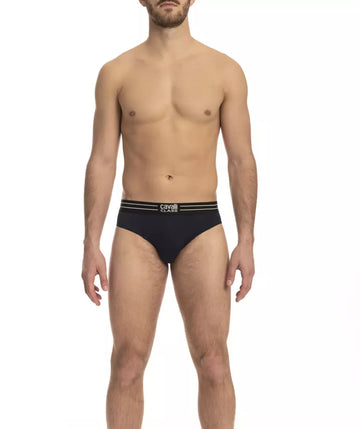 Blue Cotton Men's Underwear Tri-Pack