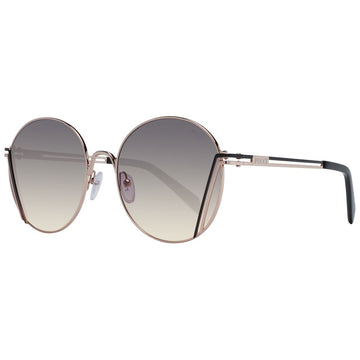 Rose Gold Metal Sunglasses
