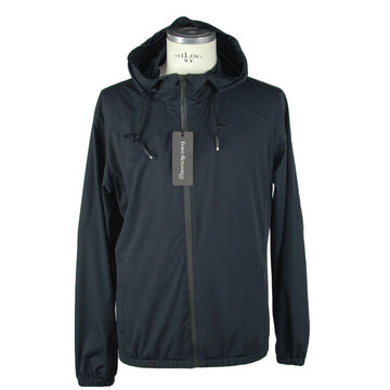 Black Polyester Men's Jacket