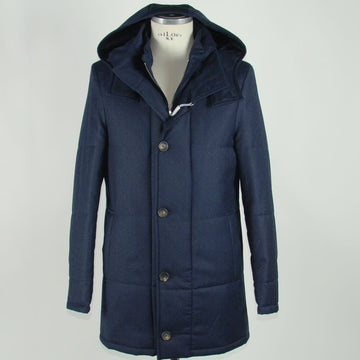 Blue Wool Men's Jacket