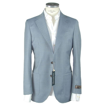 Blue Wool Men's Blazer