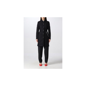 Black Wool Women Coat