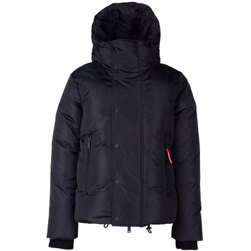 Black Nylon Men Down Jacket