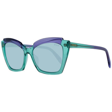 Green Plastic Sunglasses
