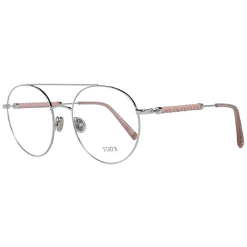 Silver Metal & Leather Glasses (Frames)