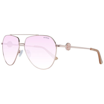 Rose Gold Metal Sunglasses