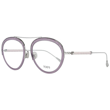 Purple Metal & Leather Glasses (Frames)