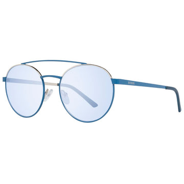 Blue Metal & Plastic Sunglasses