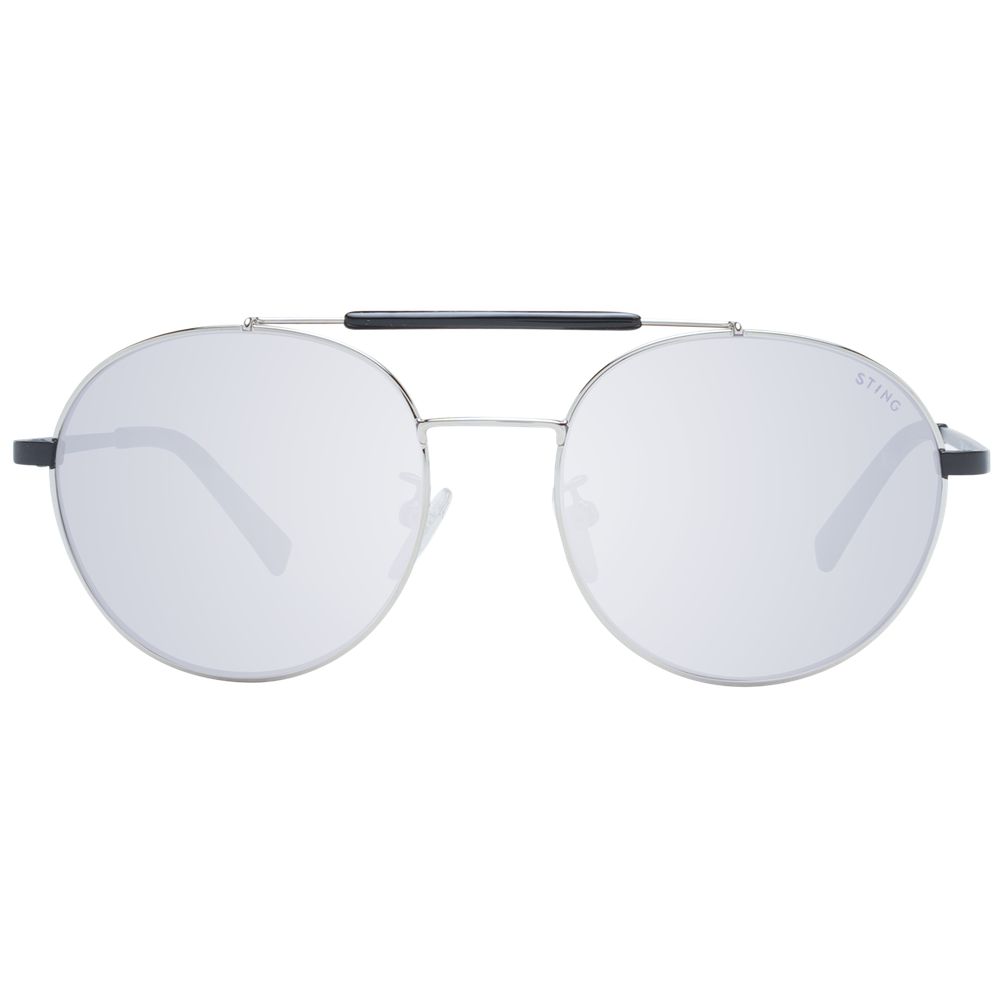 Gray Metal Sunglasses