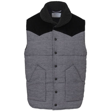 Gray Cotton Sleveless Jacket
