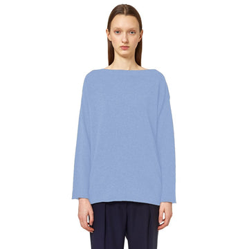 Light Blue Cashmere Women Sweater