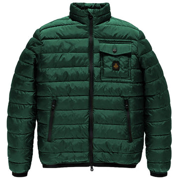 Green Nylon Men Jacket