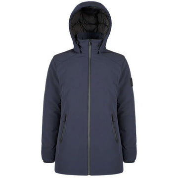 Blue Nylon Men's Down Jacket