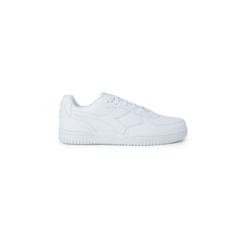 White Artificial Leather Low Top Sneakers