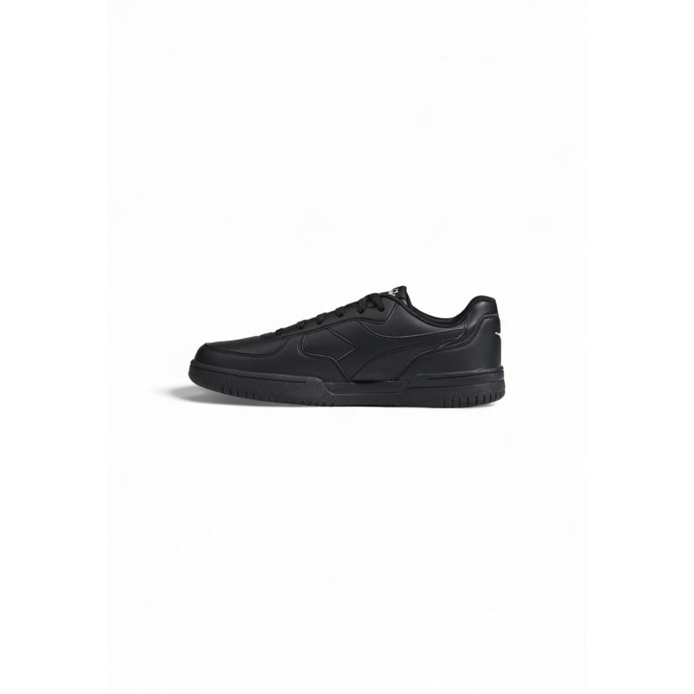Black Artificial Leather Sneaker
