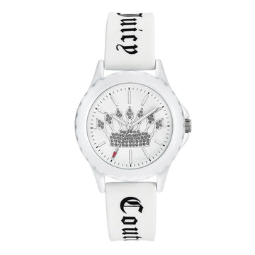 White Synthetic Bracelet Watch