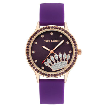 Purple Synthetic Dress Watch