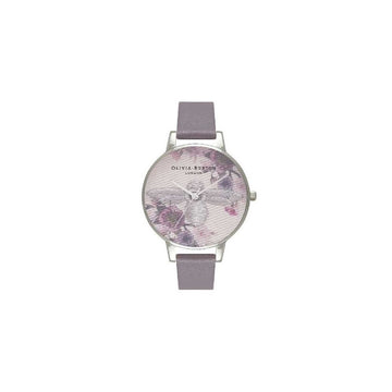 Gray Artificial Leather Dress Watch