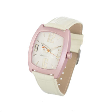 Multicolor Leather Dress Watch