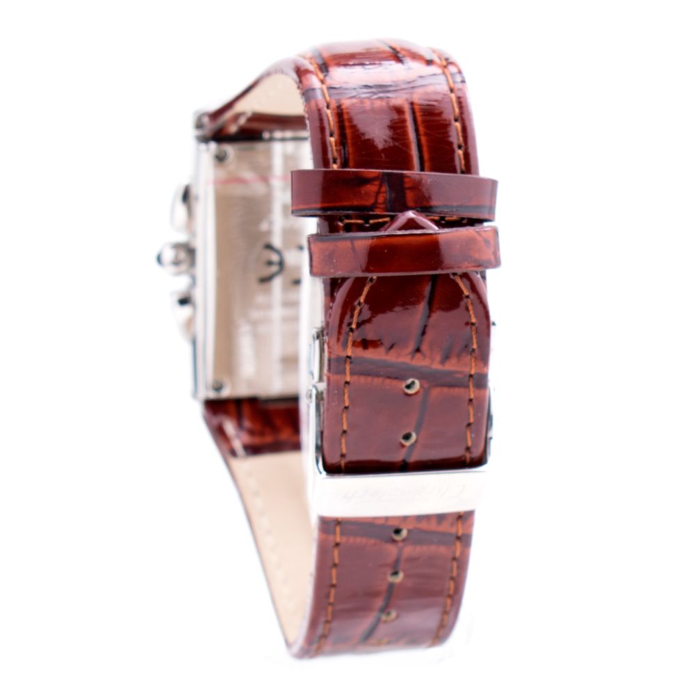 Brown Leather Dress Watch